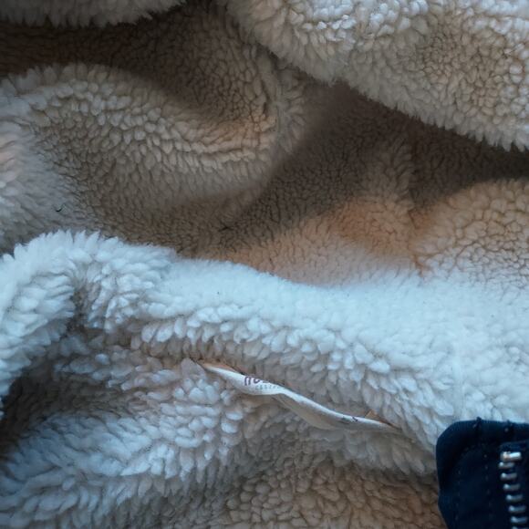 Hollister Navy Blue Fleece Lined Jacket Size L - Picture 6 of 11